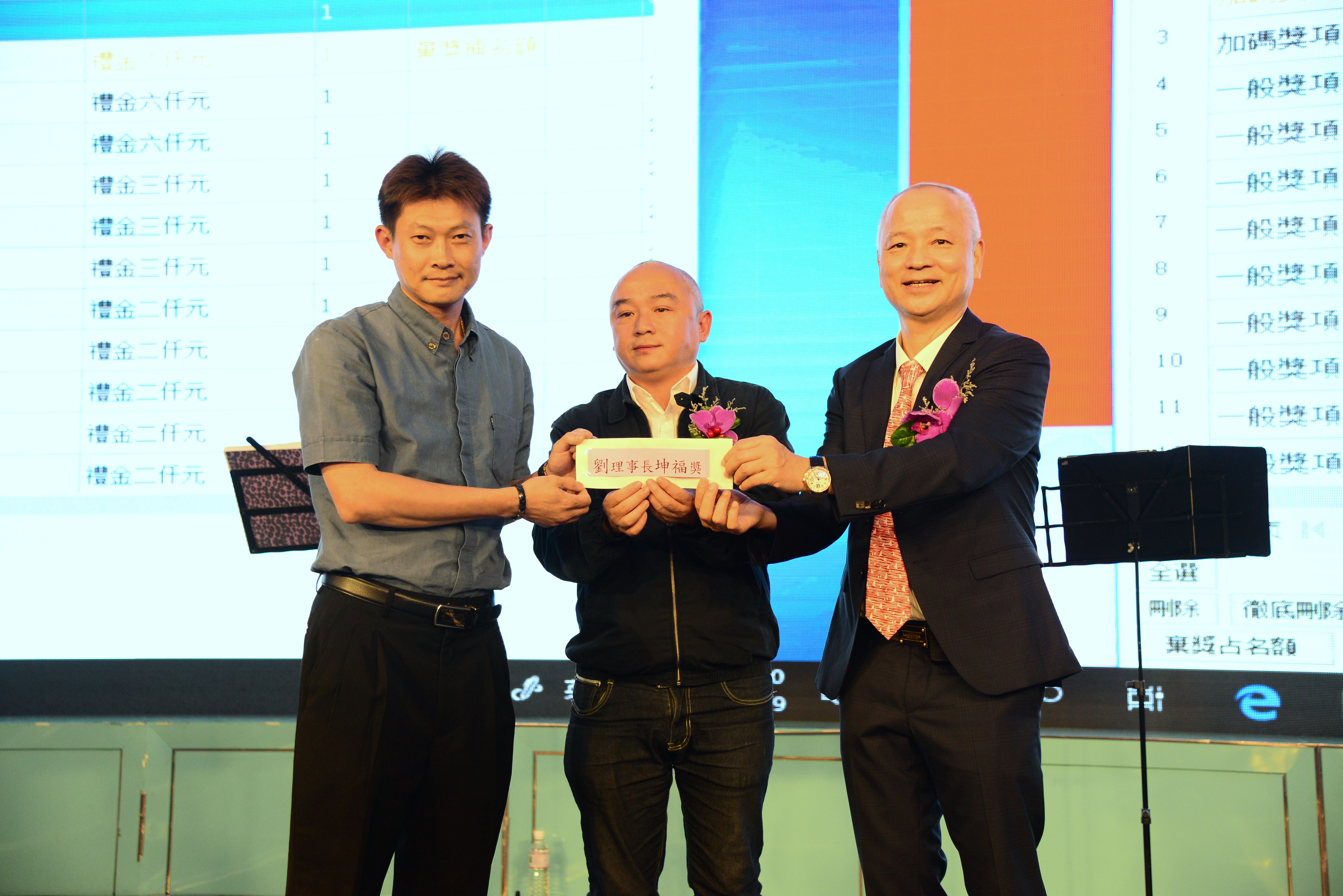 打狗戀館抽中劉理事長加碼獎